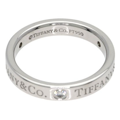 Band Ring Platinum with Diamond