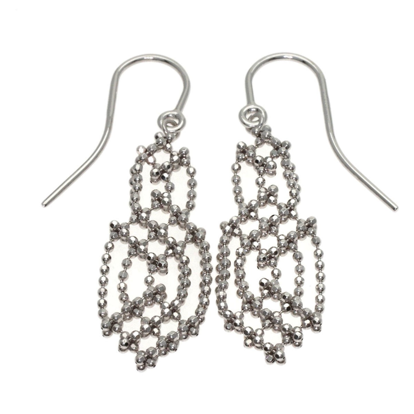 Earrings 18K White Gold