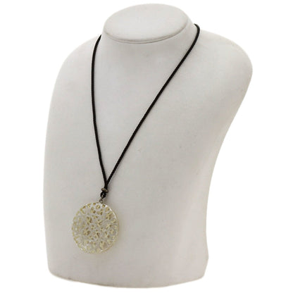Marrakech Dome Pendant Necklace Sterling Silver