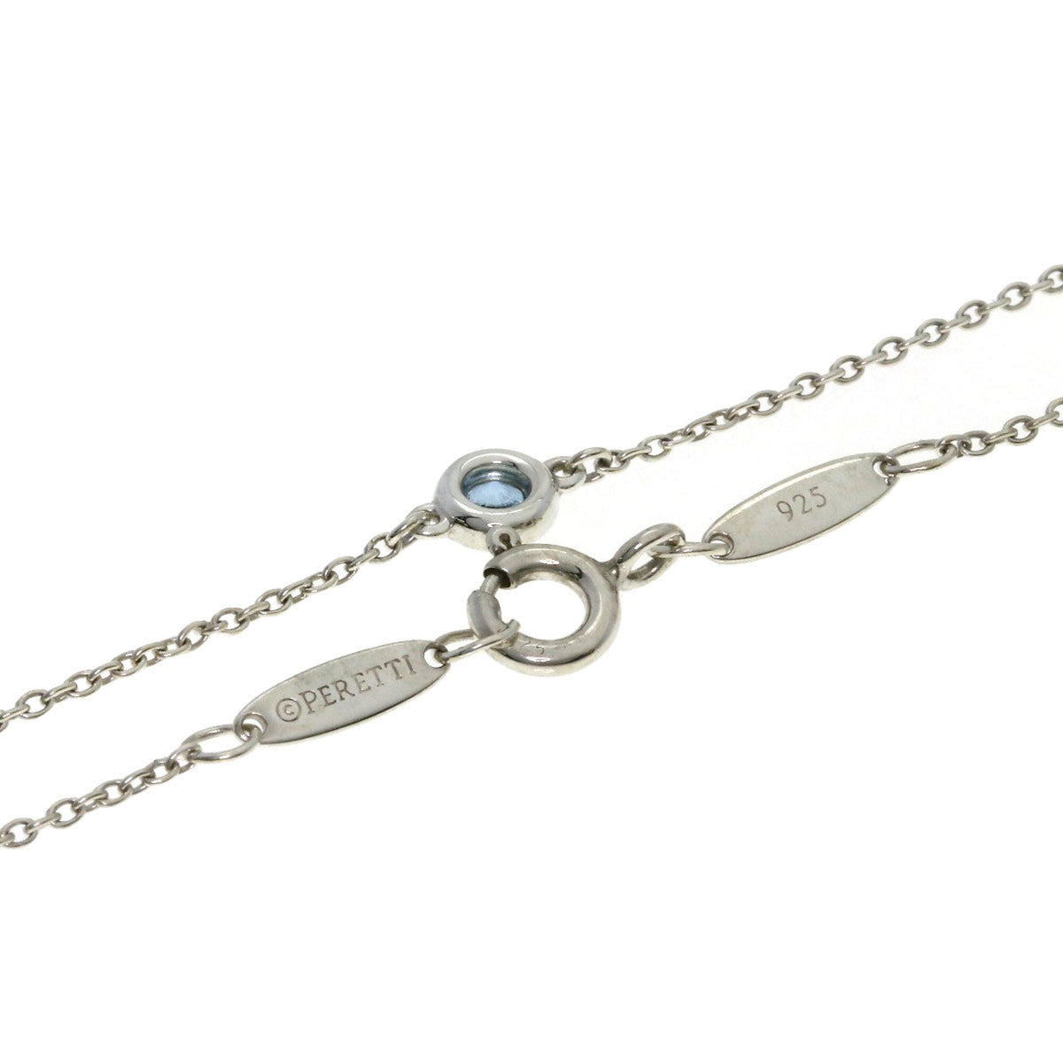 Elsa Peretti Diamonds By The Yard Pendant Necklace Sterling Silver