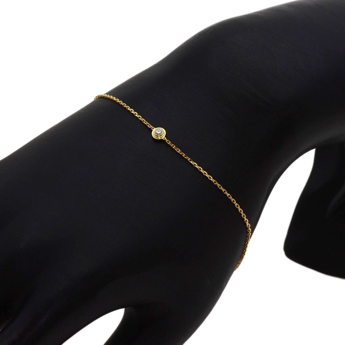 Bracelet 18K Yellow Gold Mini with Diamond