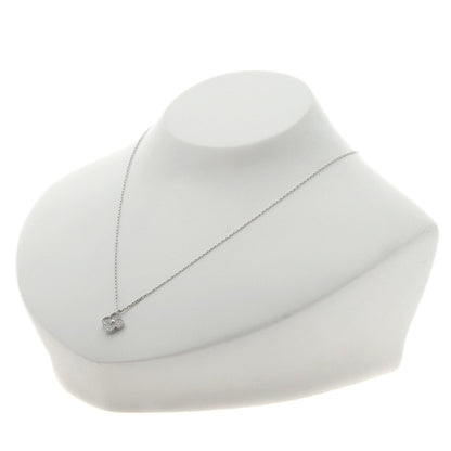 Sweet Alhambra Pendant Necklace 18K White Gold