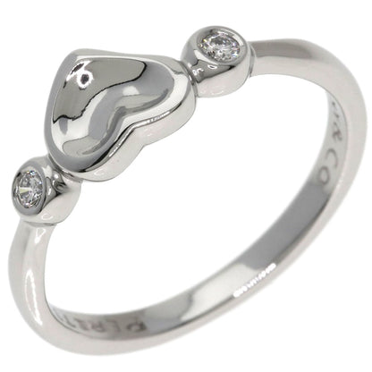 Full Heart Band Ring Platinum With Diamond