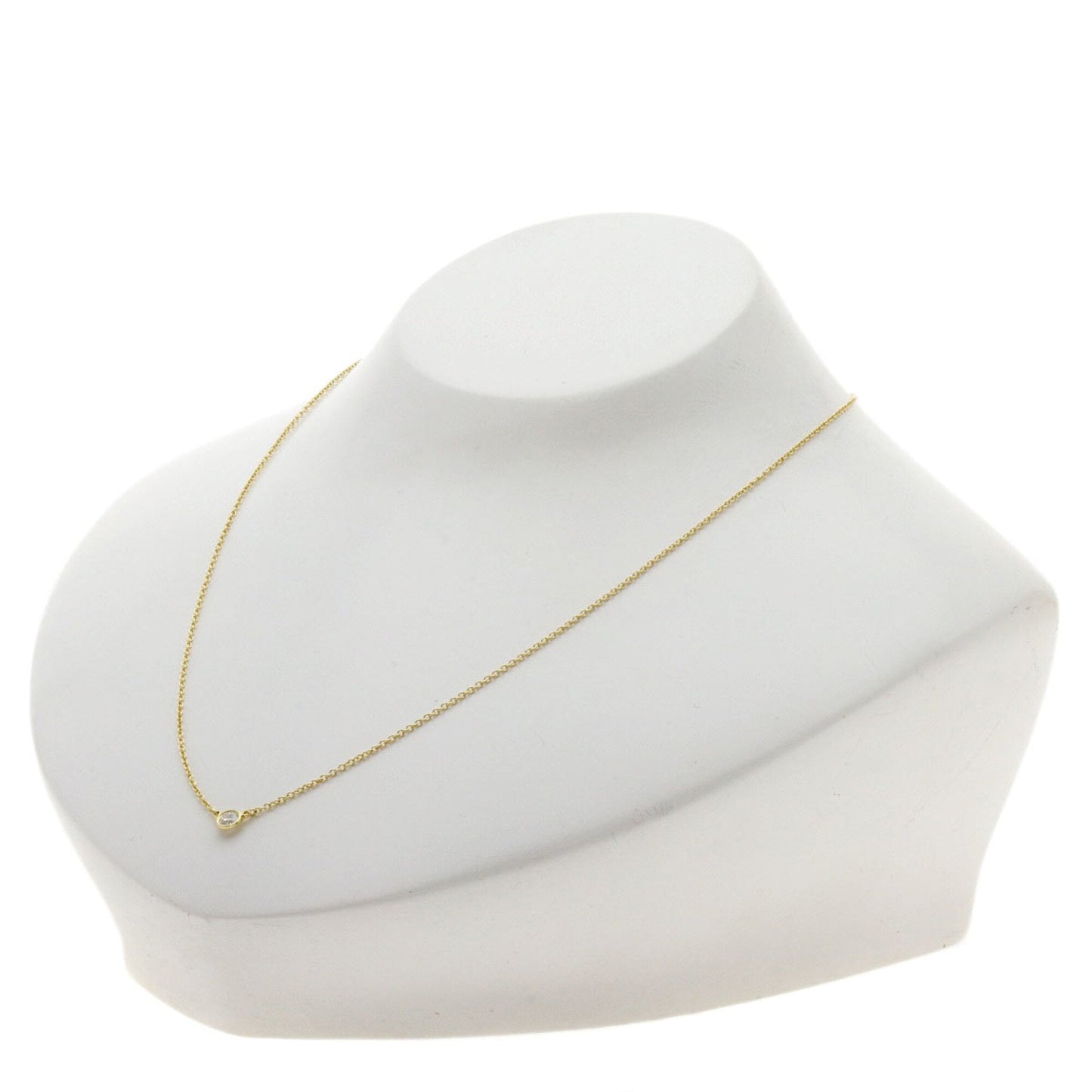 Elsa Peretti Diamonds By The Yard Pendant Necklace 18K Yellow Gold and Diamond