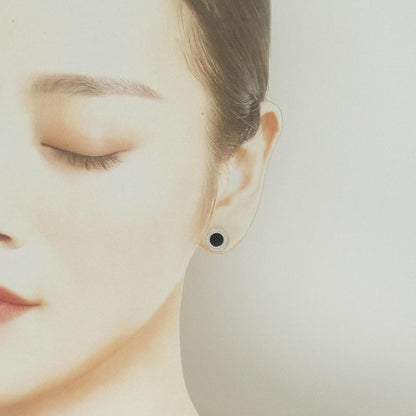 Single Earring 18K White Gold