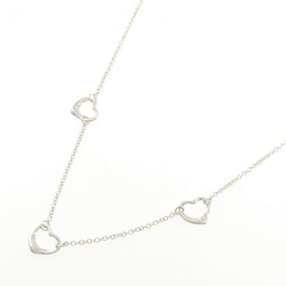 Open Heart Pendant Necklace Sterling Silver 1.6mm
