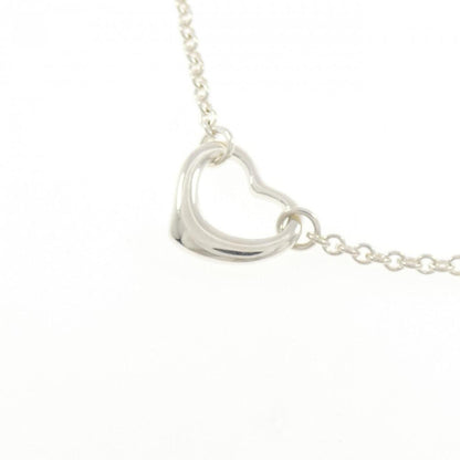 Open Heart Pendant Necklace Sterling Silver 1.6mm