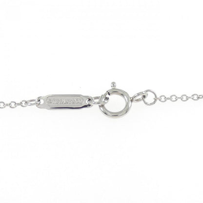 Quattra Heart Key Pendant Necklace Platinum with Diamond