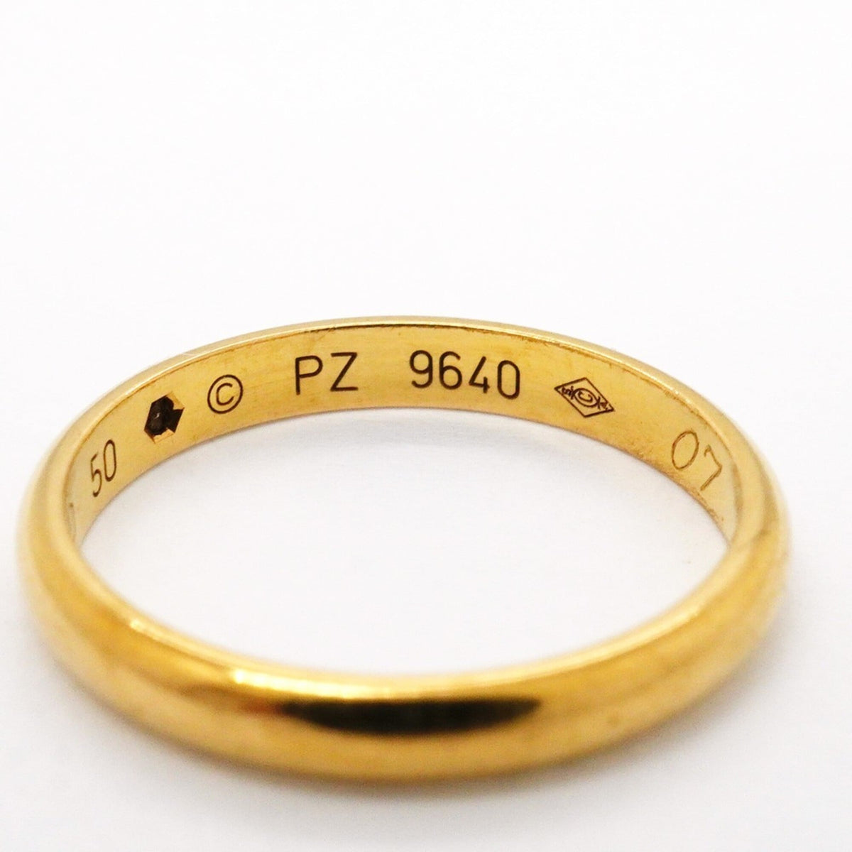 Band Ring 18K Yellow Gold With Diamond