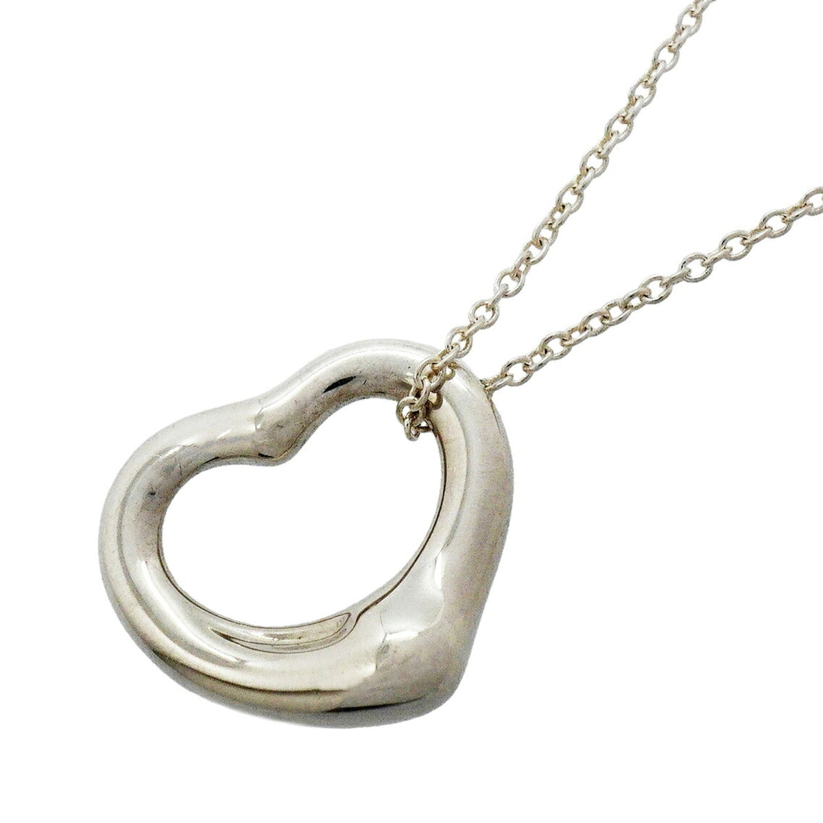 Heart Pendant Necklace Sterling Silver