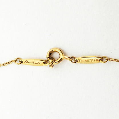 Double Loop Pendant Necklace 18K Yellow Gold