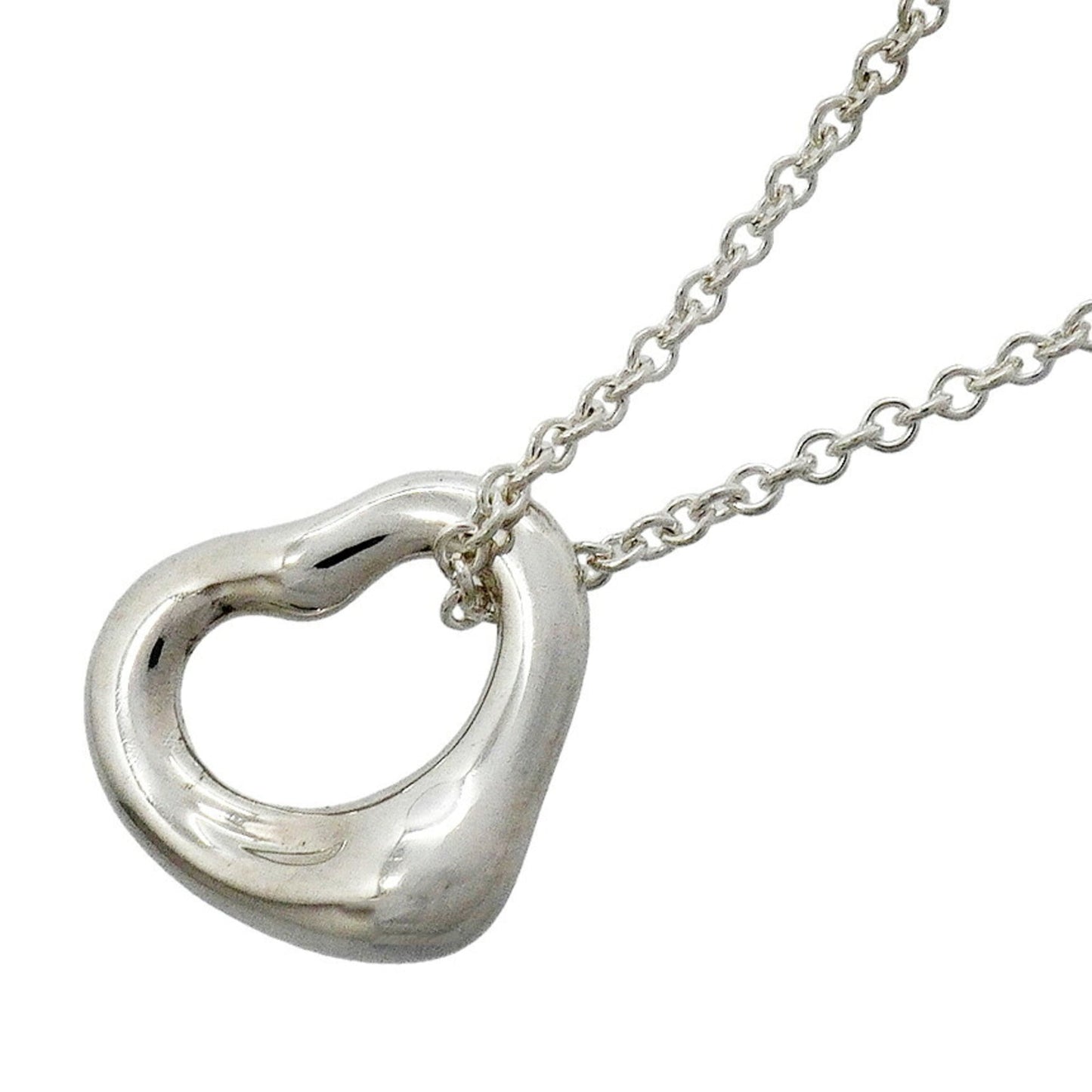 Heart Pendant Necklace Sterling Silver