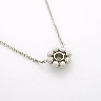 Pendant Necklace 18K White Gold with Diamond