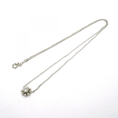 Pendant Necklace 18K White Gold with Diamond