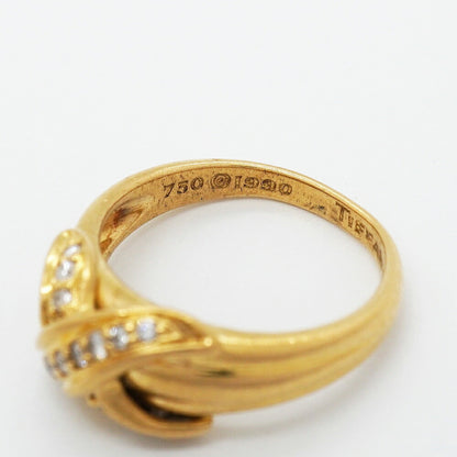 Ring 18K Yellow Gold With Diamond
