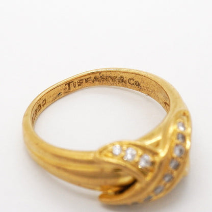 Ring 18K Yellow Gold With Diamond