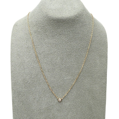 Pendant Necklace 18K Rose Gold with Diamond