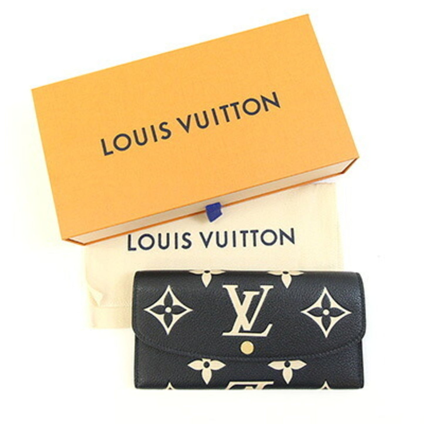 Sarah Wallet NM Bicolor Monogram Empreinte Giant