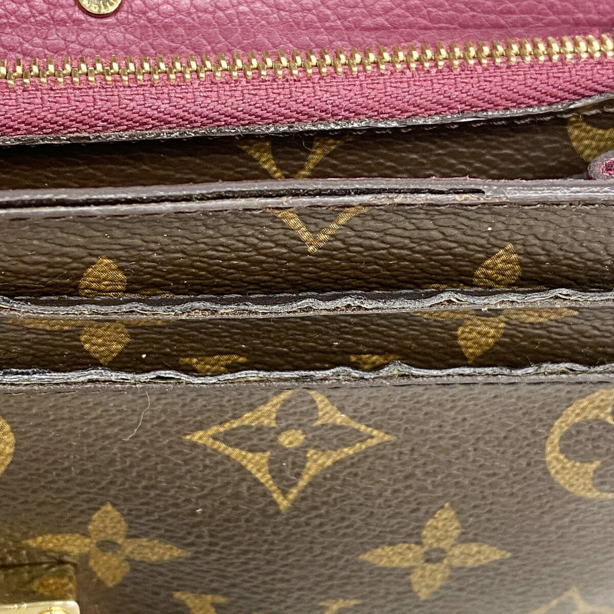 Pallas Wallet Monogram Canvas and Calfskin