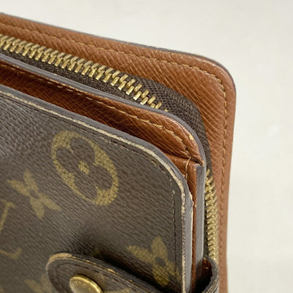 Compact Zippe Wallet Monogram Canvas