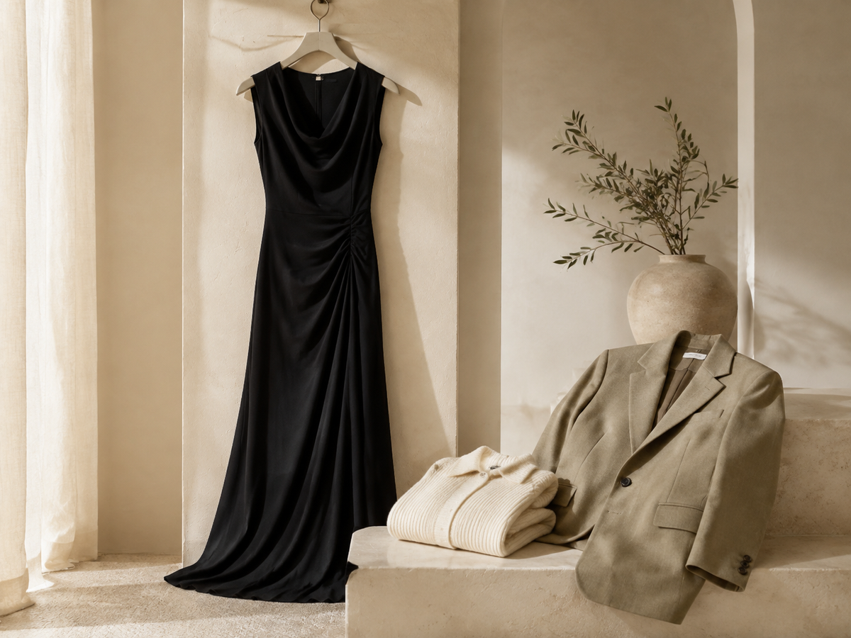 Unbranded refined apparel in a quiet luxury studio